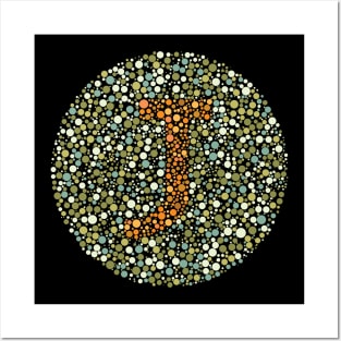 J Ishihara Test Posters and Art